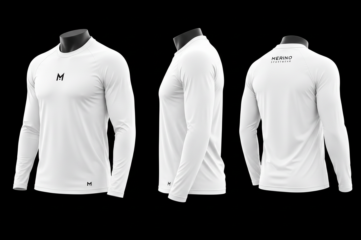 Merino Long Sleeve - Arctic White